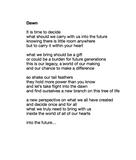 Dawn : Earthen Sculpture