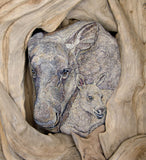Mother Moose : Earthen Sculpture