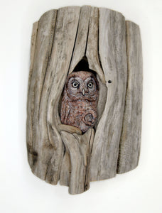 Mother Owl : Earthen Sculpture