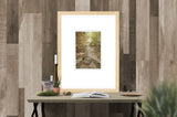 Spirit Path 8x12 Unframed: framed and styled in your home decor