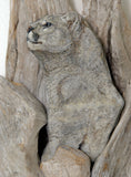 Mountain Lion Stone: Earthen Sculpture