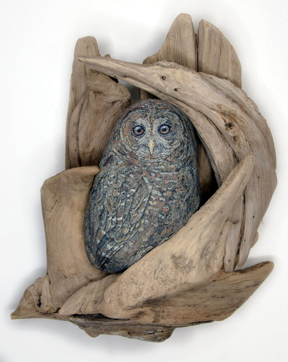 Earth Owl : Earthen Sculpture